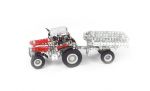 TRONICO 09540 - MASSEY FERGUSON MF-7600 Tractor with traile0